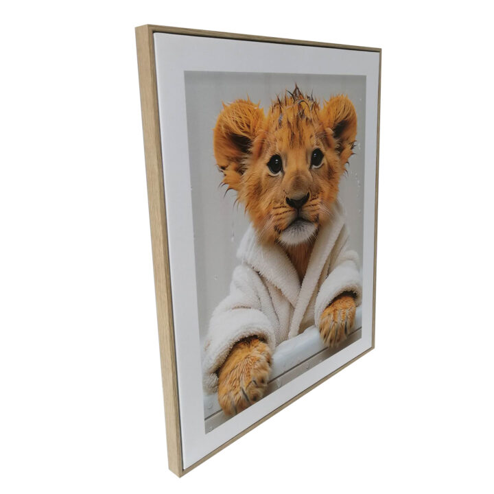 Seinapilt WALLY 40x50cm, lõvi beebi Maalid