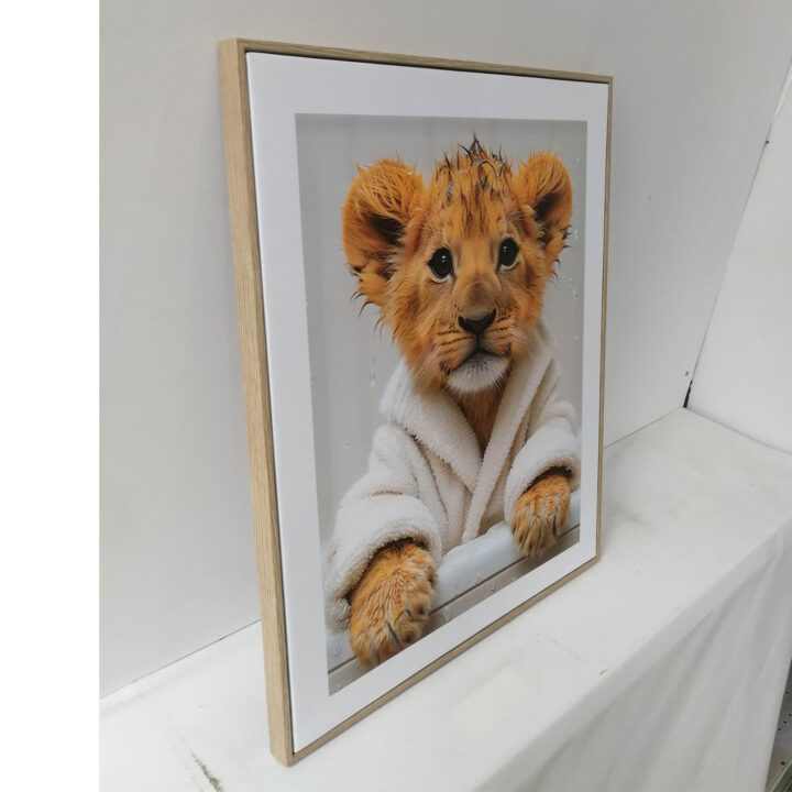 Seinapilt WALLY 40x50cm, lõvi beebi Maalid