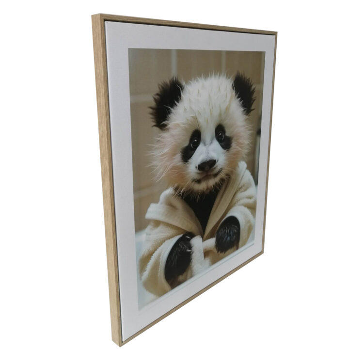 Seinapilt WALLY 40x50cm, panda beebi Maalid