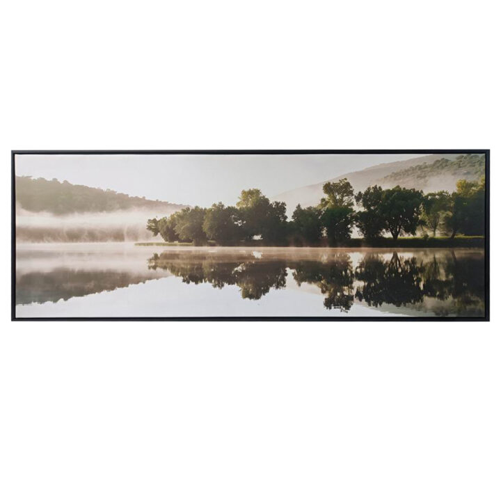 Seinapilt WALLY 50x140cm, udu järvel Maalid