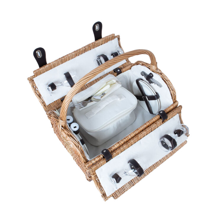 Piknikukorv GINO 4-le 47x31xH23/28/38cm, sangaga Esik ja Garderoob