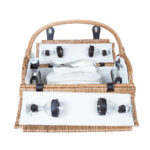 Piknikukorv GINO 4-le 47x31xH23/28/38cm, sangaga Esik ja Garderoob