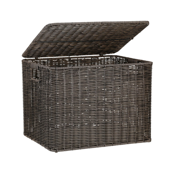 Korv BASILE 42,5x34xH31cm, tumepruun Esik ja Garderoob