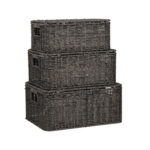Korv BASILE 37x27xH17cm, tumepruun Esik ja Garderoob