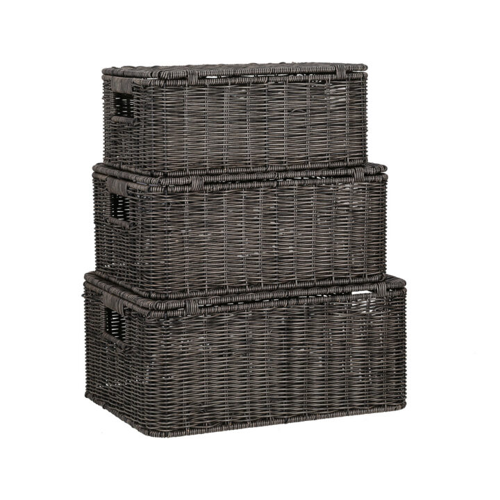 Korv BASILE 37x27xH17cm, tumepruun Esik ja Garderoob
