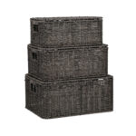 Korv BASILE 34x24xH15cm, tumepruun Esik ja Garderoob