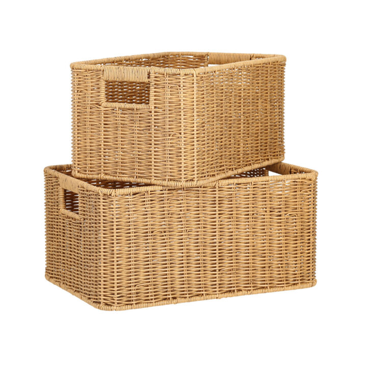 Korv BASILE 37x26xH18cm, helepruun Esik ja Garderoob