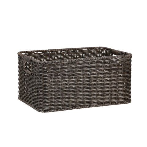 Korv BASILE 37x26xH18cm, tumepruun Esik ja Garderoob