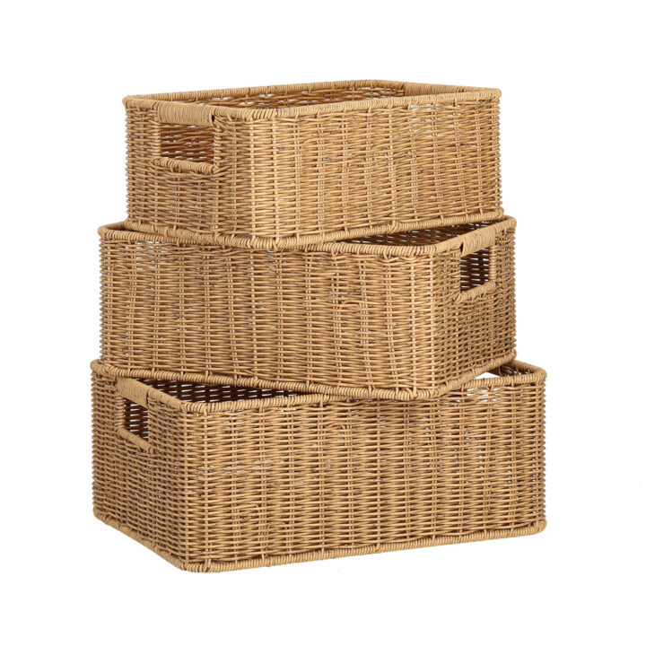 Korv BASILE 37x27xH15cm, helepruun Esik ja Garderoob