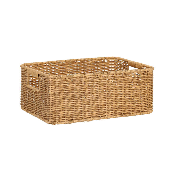 Korv BASILE 34x24xH13,5cm, helepruun Esik ja Garderoob