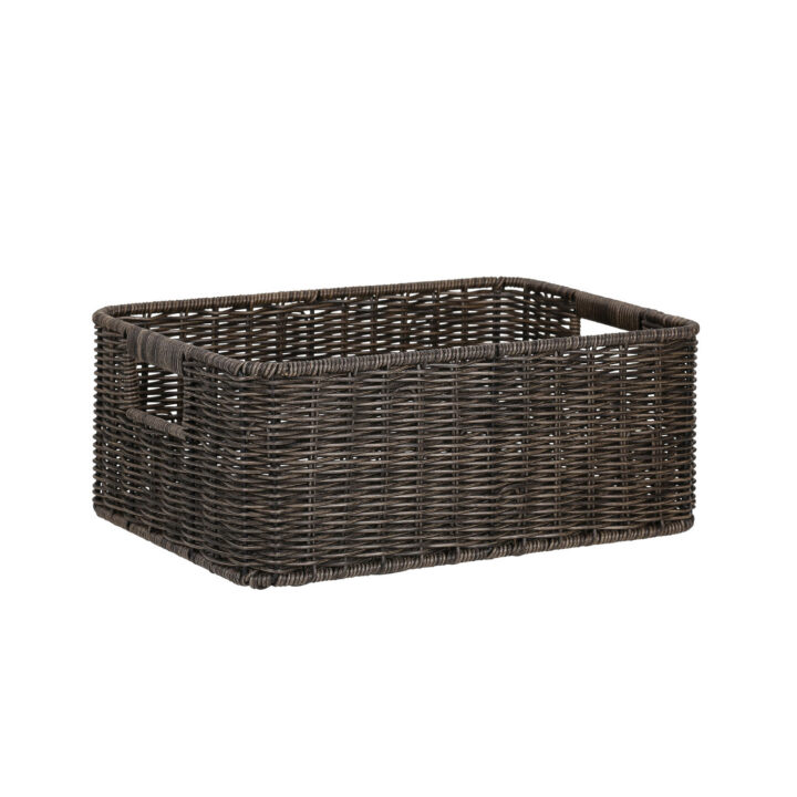 Korv BASILE 37x27xH15cm, tumepruun Esik ja Garderoob