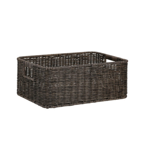Korv BASILE 34x24xH13,5cm, tumepruun Esik ja Garderoob