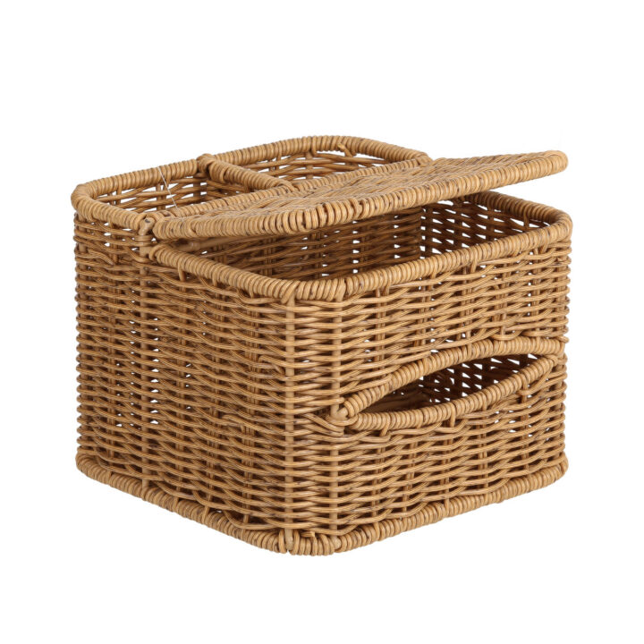Tops BASILE 18x18xH13,5cm, helepruun Esik ja Garderoob