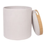 Tumba/laud HIRO D39xH44cm, valge, panipaigaga Elutoamööbel