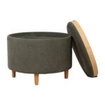 Tumba/laud HIRO D56xH42.5cm, roheline, panipaigaga Elutoamööbel