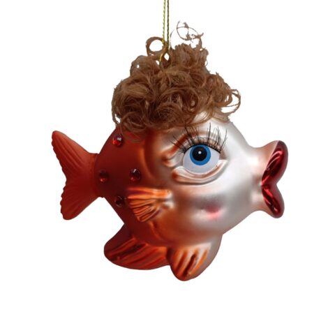 Jõuluehe JOY GOLDEN LADY 11cm, klaas Jõulud