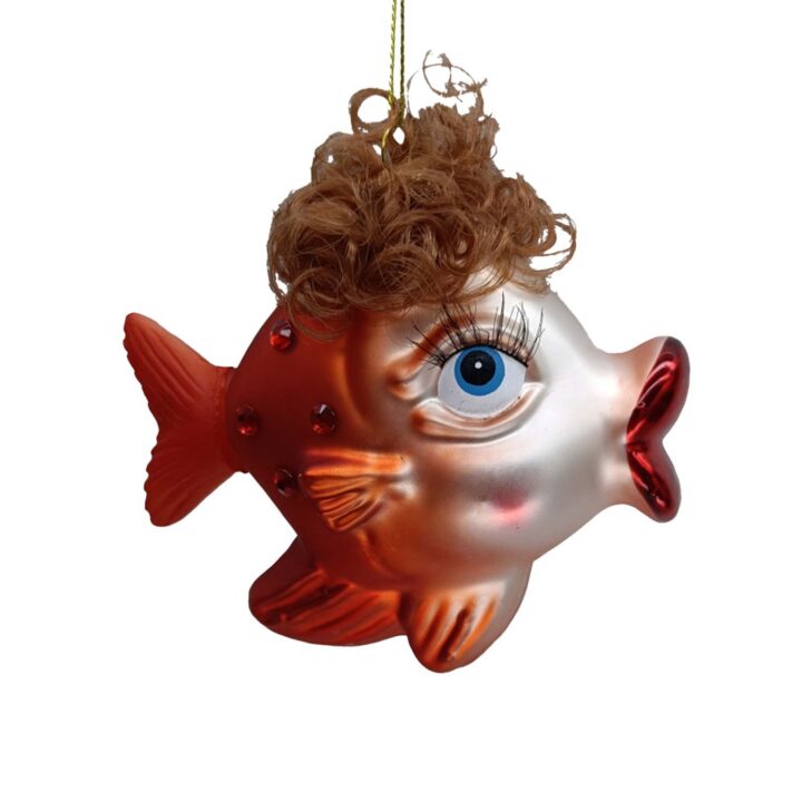 Jõuluehe JOY GOLDEN LADY 11cm, klaas Jõulud