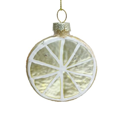 Jõuluehe JOY LEMON 6.5cm, klaas Jõulud