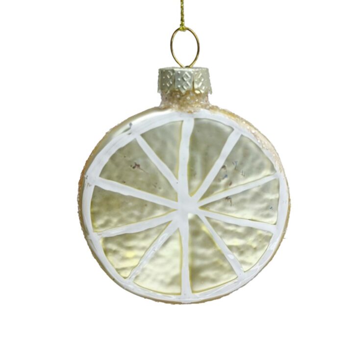Jõuluehe JOY LEMON 6.5cm, klaas Jõulud