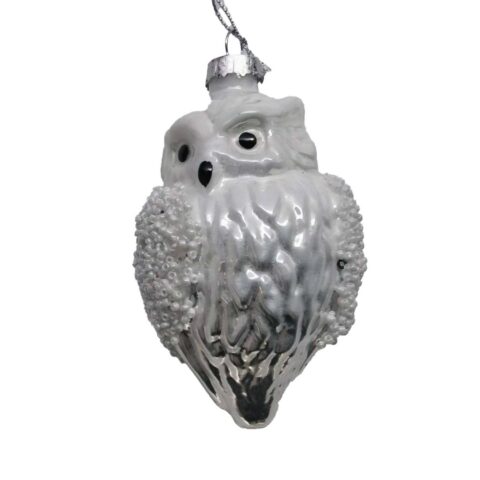 Jõuluehe JOY OWLY 10.5cm, klaas Jõulud