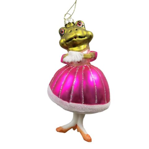 Jõuluehe JOY FROG PRINCESS 12.2cm, klaas Jõulud