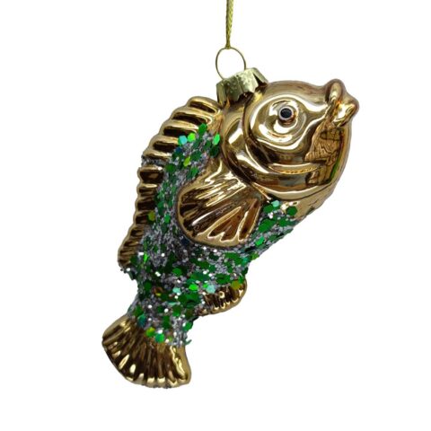 Jõuluehe JOY GOLDFISH 11.8cm, klaas Jõulud