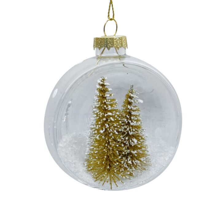 Jõuluehe JOY TREE GOLD D8cm, klaas Jõulud
