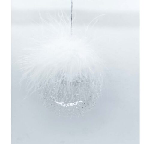 Jõuluehe JOY FLUFY D8cm, klaas Jõulud