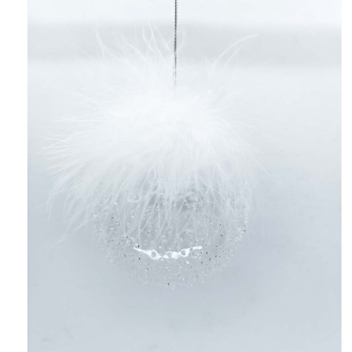 Jõuluehe JOY FLUFY D8cm, klaas Jõulud