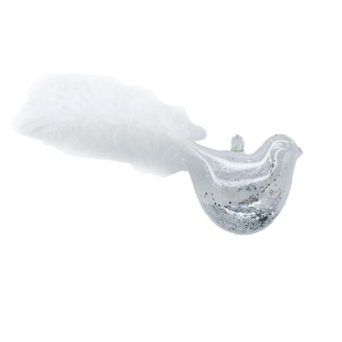 Jõuluehe JOY BIRD FEATHER 7cm, klaas Jõulud