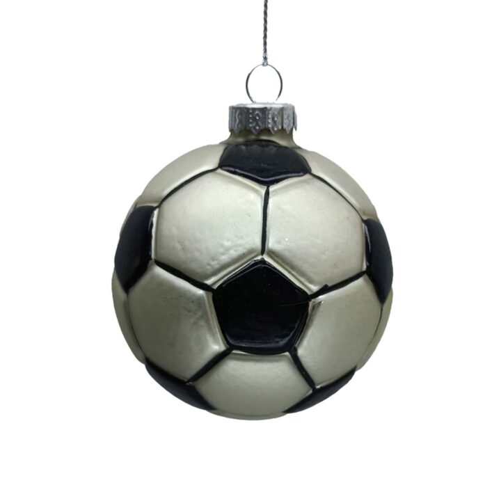 Jõuluehe JOY FOOTBALL D7.5cm, klaas Jõulud