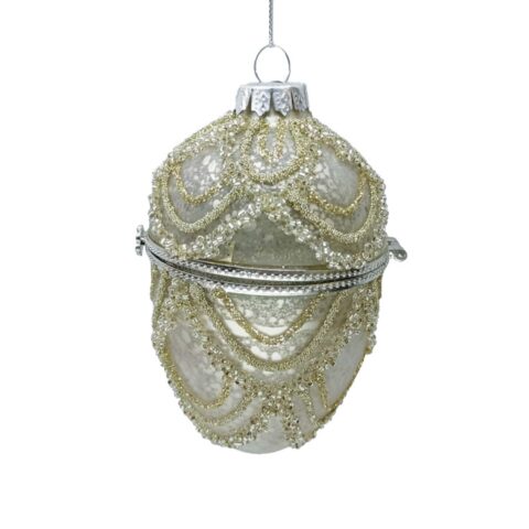 Jõuluehe JOY EGG CHAMPAGNE 9.5cm, klaas Jõulud
