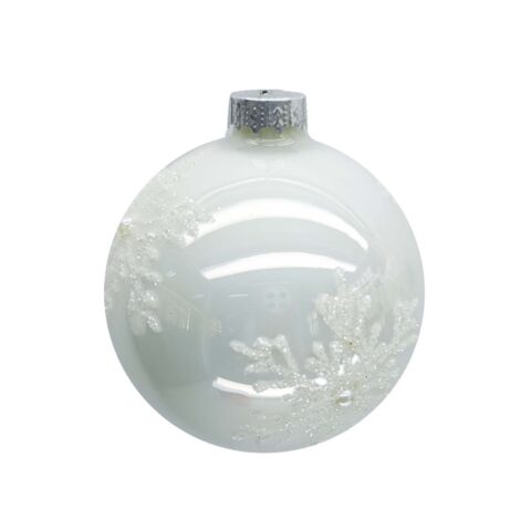 Jõuluehe JOY FROST D8cm, klaas Jõulud
