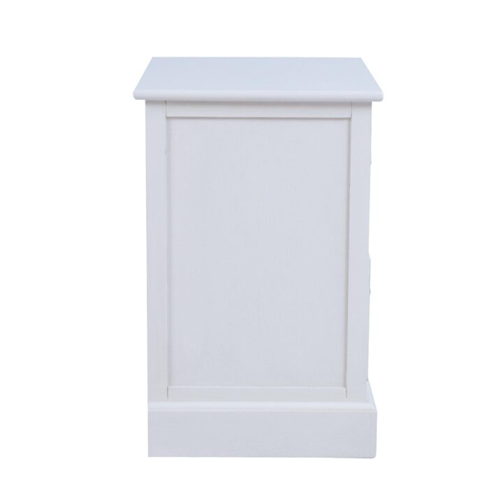 Öökapp MELDON 45x35xH55cm, valge Elutoamööbel H03-700 Öökapid