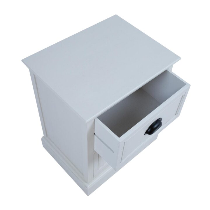 Öökapp MELDON 45x35xH55cm, valge Elutoamööbel H03-700 Öökapid