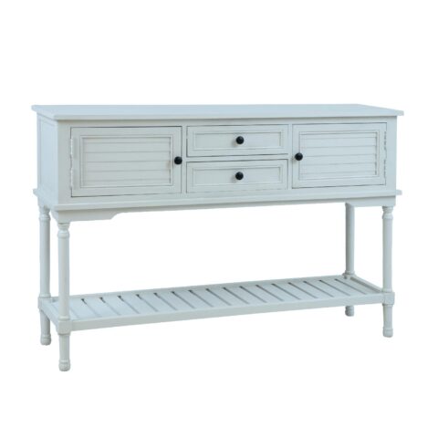 Abilaud MELDON 120x33xH81cm, valge Abilauad ja serveerimislauad Abilauad ja serveerimislauad