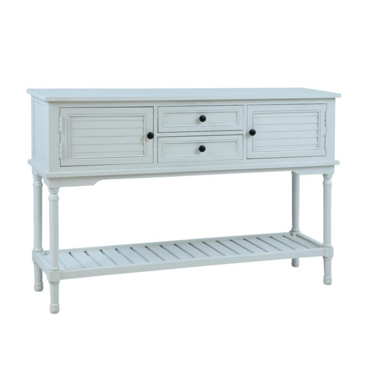 Abilaud MELDON 120x33xH81cm, valge Abilauad ja serveerimislauad Abilauad ja serveerimislauad