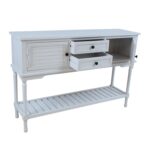 Abilaud MELDON 120x33xH81cm, valge Abilauad ja serveerimislauad Abilauad ja serveerimislauad