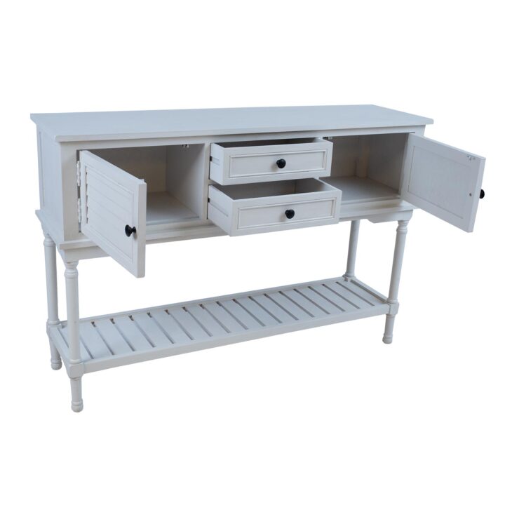 Abilaud MELDON 120x33xH81cm, valge Abilauad ja serveerimislauad Abilauad ja serveerimislauad