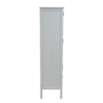 Vitriinkapp DEVON 80.5x35xH136cm, valge Elutoamööbel H01-701 Vitriinkapid