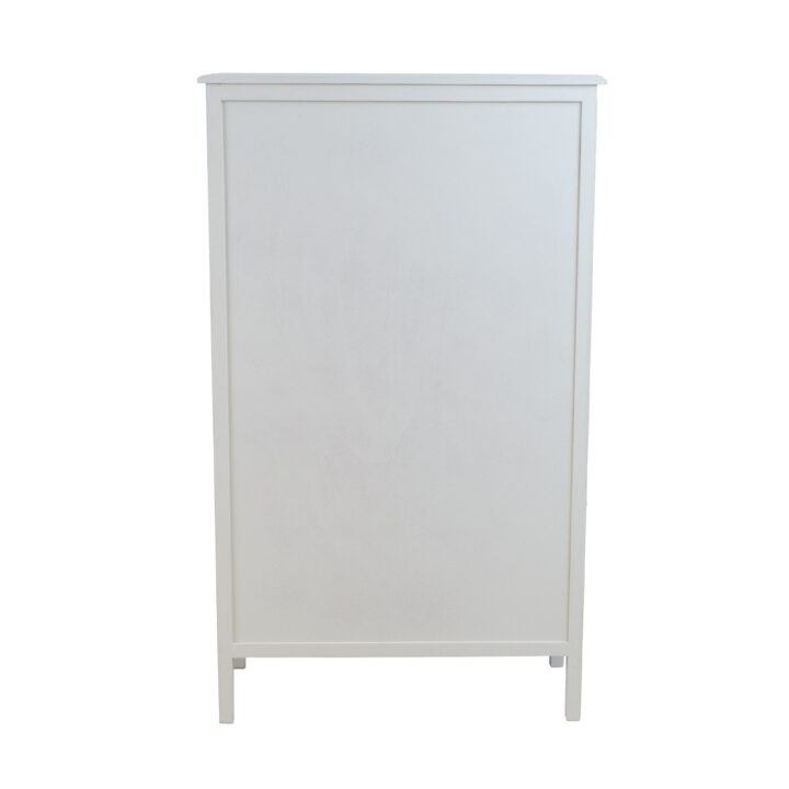 Vitriinkapp DEVON 80.5x35xH136cm, valge Elutoamööbel H01-701 Vitriinkapid