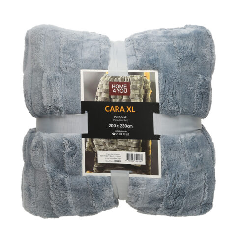 Pleed CARA XL 200x230cm, sinakashall Pleedid