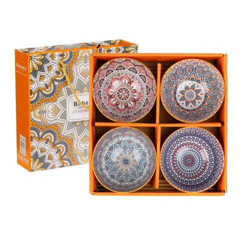 Komplekt BOHEMIA 4-kaussi, värviline Lauanõud