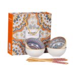 Komplekt BOHEMIA 4-kaussi, värviline Lauanõud