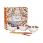 Komplekt BOHEMIA 4-kaussi, värviline Lauanõud