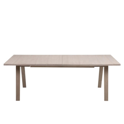 Söögilaud A-LINE 210/310x100xH74cm, pikendatav, lauaplaat: spoonitud mööbliplaat, jalad: puit, viimistlus: õlitatud valg Söögilauad ACTONA