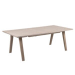 Söögilaud A-LINE 210/310x100xH74cm, pikendatav, lauaplaat: spoonitud mööbliplaat, jalad: puit, viimistlus: õlitatud valg Söögilauad ACTONA