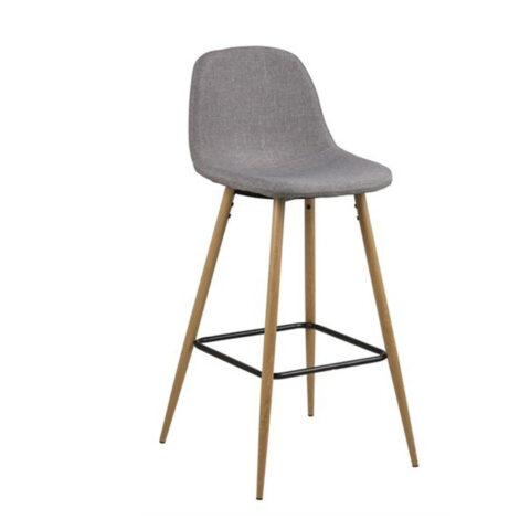 Baaritool WILMA, 46,6x51xH101cm, helehall, jalad: metall, värvus: tamm Baaripukid ja baarilauad ACTONA