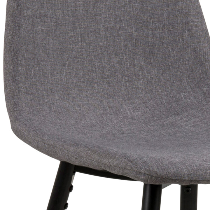 Baaritool madal WILMA helehall/must, 43,5×48,5xH91cm Baaripukid ja baarilauad ACTONA
