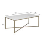 Diivanilaud ALISMA 120x60xH46cm, marmor, teras Diivanilauad ja abilauad ACTONA